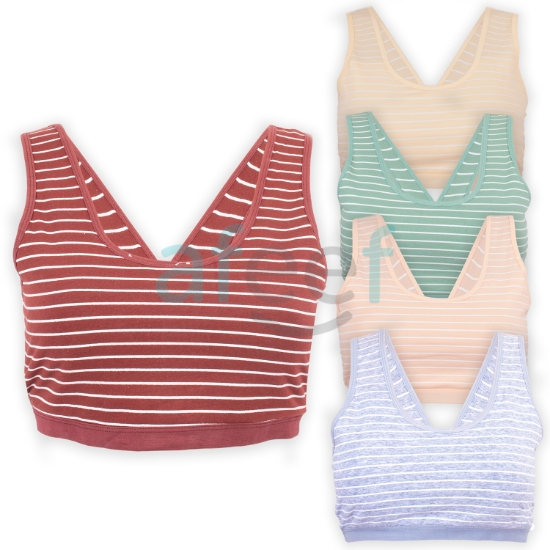 Picture of Non Padded Sports Bra Assorted Colors  (01148)