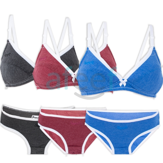 Picture of Bra & Panty Set Assorted Colors (Mono color)