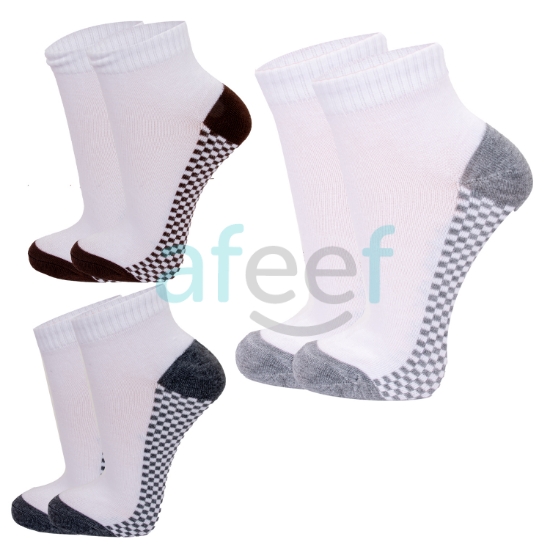 Picture of Ankle Socks Set Of 3 Pair Assorted Colors (AS32)