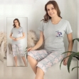 Picture of Women Short and  T-shirts Set Made In Turkey (5436)  