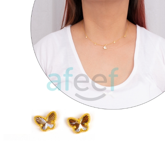 Picture of Butterfly Shape Choker Set With Earrings (CH01)