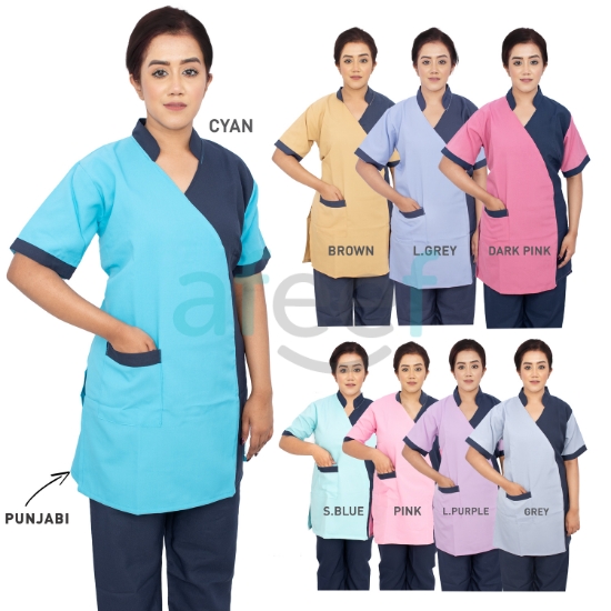 Picture of Domestic Worker Uniform Krab Punjabi  (S-C-HL-32K)   