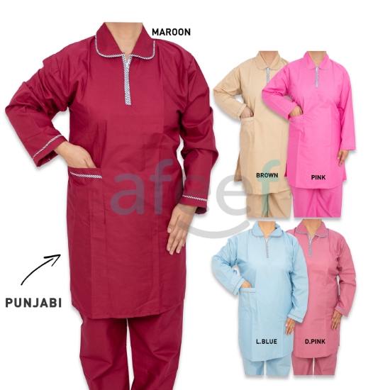 Picture of Domestic Worker Uniform Tetron Punjabi Jumbo (L-C-HL-38TJ) 