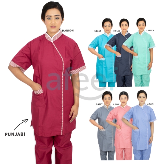 Picture of Domestic Worker Uniform Punjabi Tetron (S-C-HL 114T)