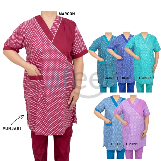 Picture of Domestic Worker Uniform TETRON PUNJABI (S-V-HL-26T) 