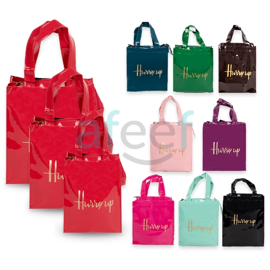 Picture of "HURRY UP" Fancy Shopper Bag SMALL/MEDIUM/LARGE (SB53) 