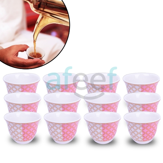 Picture of Arabic Porcelain Coffee Cup Set of 12 pcs (LMP45)