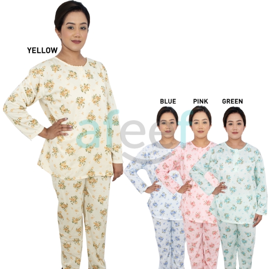 Picture of Soft Material Printed Full Sleeves Pajama Set (DRD-19) 