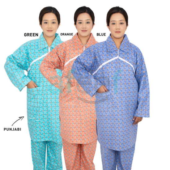 Picture of Domestic Worker Uniform Punjabi Kham Fanilla for Winter Jumbo(L-C-HL-242KF) 