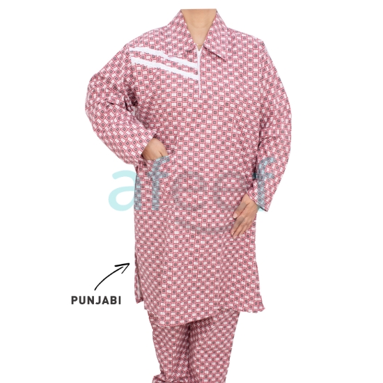 Picture of Domestic Worker  Uniform Punjabi Kham Fanilla for Winter Jumbo Size 48 (L-C-HL-kham1)