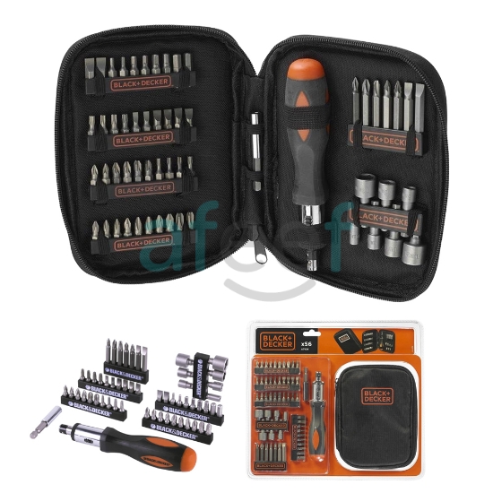 Picture of Black & Decker 56 Pc Screw driving Kit with Ratchet (7104)