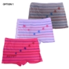 Picture of Panties Boxer Free Size Set Of 3 Pcs (A337)