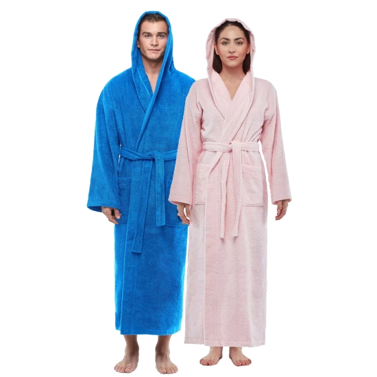 Picture of Unisex Color Bathrobe With Hood and Without Hood Assorted Colors (UB1)
