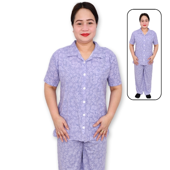 Picture of Printed Button Pajama Set (PB1) 