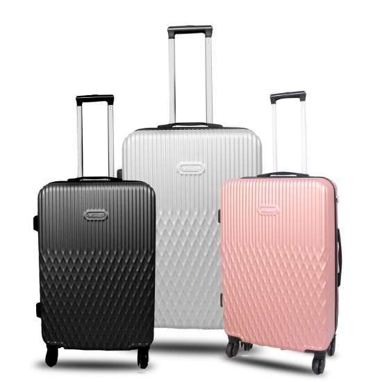 Picture of Stylish Fiber Luggage with 4 Wheels 24/28 Inches (S031)