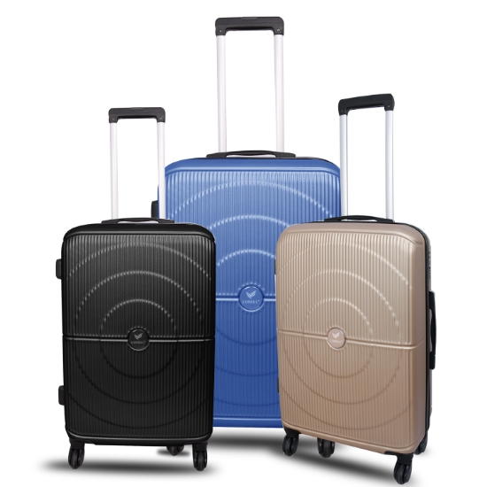 Picture of Stylish Fiber Luggage with 4 Wheels 24/28 Inches  (S032)