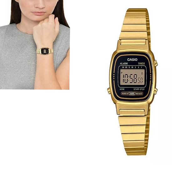Picture of Casio Womens Digital Watch (LA670WGA-1DF )     