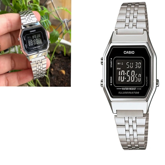 Picture of Casio Womens Digital Watch (LA680WA-1BDF )       