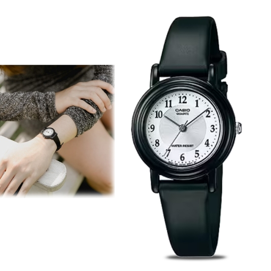 Picture of Casio Analog Black Rubber Strap Women's Watch  (LQ-139AMV-7B3LDF)