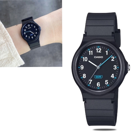 Picture of Casio Analog Black Strap Women's Watch  (LQ-24B-1BDF)   