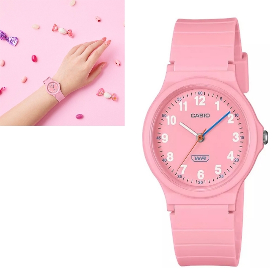 Picture of Casio Analog Green  Strap Women's Watch  (LQ-24B-4BDF)    