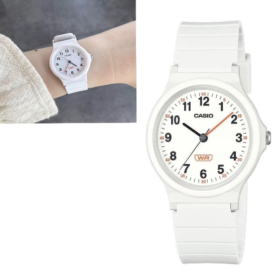 Picture of Casio Analog white Strap Women's Watch  (LQ-24B-7BDF)    