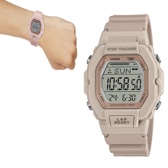 Picture of CASIO Step Tracker Digital Watch for Women - (LWS-2200H-4AVDF)
