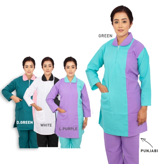 Picture of Domestic Worker Uniform Krab Punjabi (L-C-HL-52K)