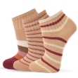 Picture of Ankle Socks Set Of 3 Pair Assorted Colors (AS77)  