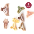 Picture of Classic Claw Clamp Clip For Women Set of 6 pcs (HA32) 