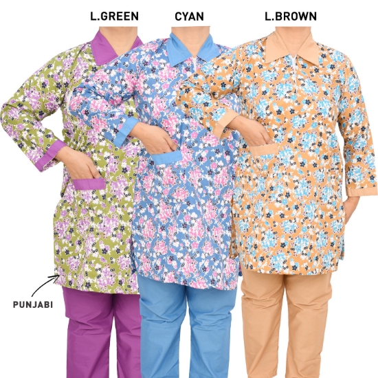 Picture of Domestic Worker Uniform TETRON Punjabi  (L-C-HL-111T)  