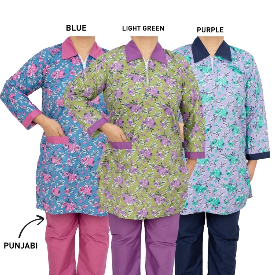 Picture of Domestic Worker Uniform TETRON Punjabi  (L-C-HL-110T)  